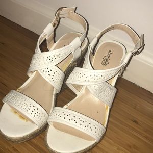 White Sandal Wedges